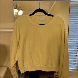 Yellow Agolde Sweatshirt